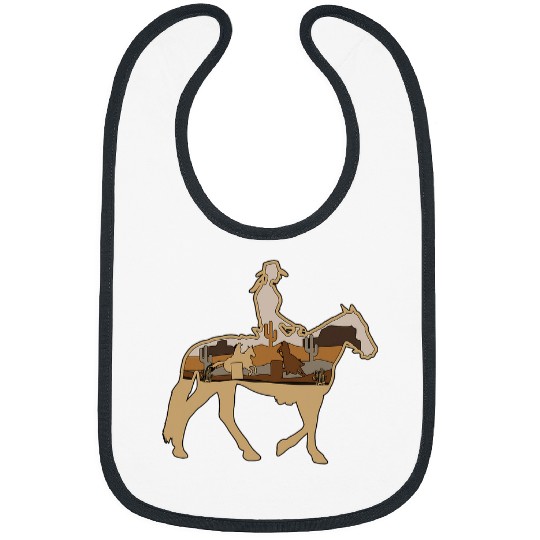 Horse Pet Riding Barrel Racing Western Rodeo Cowgirl Country Bibs