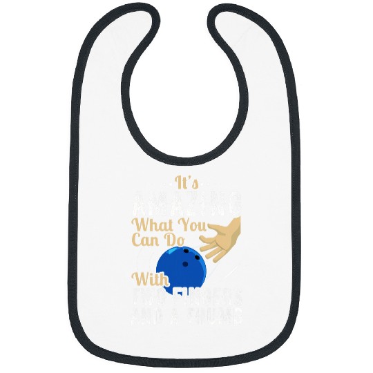 Sport Bowling Two Fingers and a Thumb Bowling Bowling League Bibs