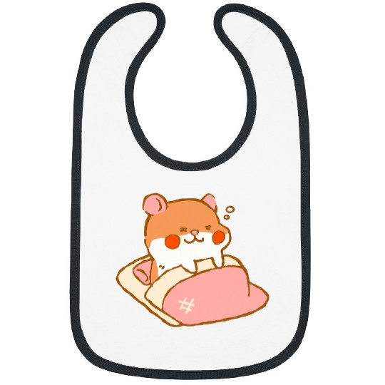 Hamster Pet Sleepy Hamster Bibs