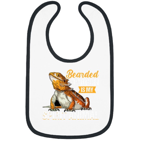 Bearded Dragon Pet My Spirit animal Pogona Lizard Reptile Bibs