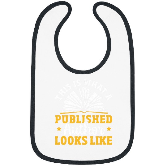 Book Fun Literature Novelist Book Worm Writer Bibs