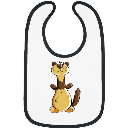 Ferret Pet Funky Ferret Or Weasel I Gift For Ferret Lover Bibs