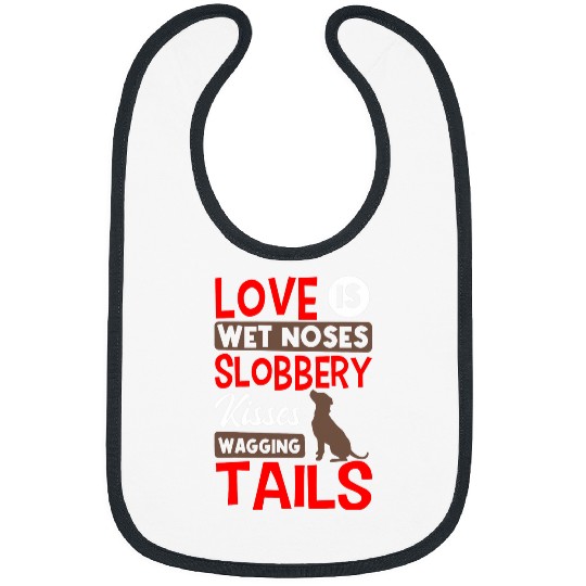 Veterinarian Job Chocolate Lab Wagging Tails Veterinarian Labrador Retriever Bibs