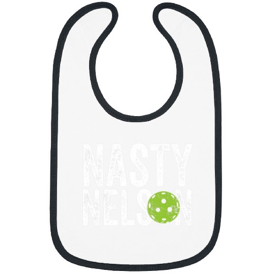 Sport Pickleball Mens Funny Pickleball Team Clothing Nasty Nelson Men Bibs