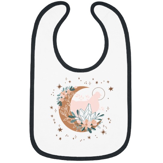 Chicken Pet Celestial Chicken Pet Farming Farmer Occult Lover Bird Mom Bibs