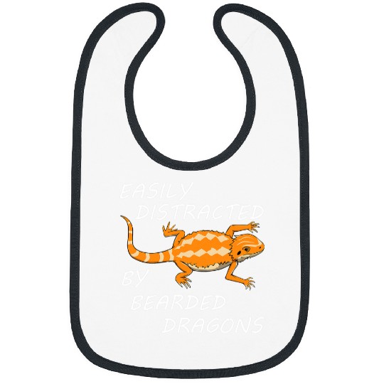 Komodo Pet Distraction by Bartagam Lizard Reptiles Saying Bibs