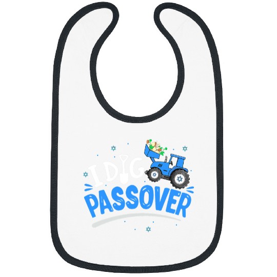 Tractor Fun driving I Dig Passover Pesach Matzah Tractor Jewish Toddlers Boys 1 Bibs