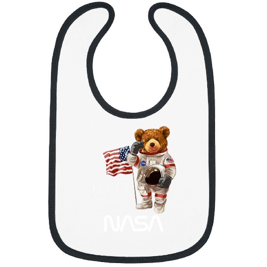 Astronaut Job NASA Astronaut TeddyBear Worm Bibs