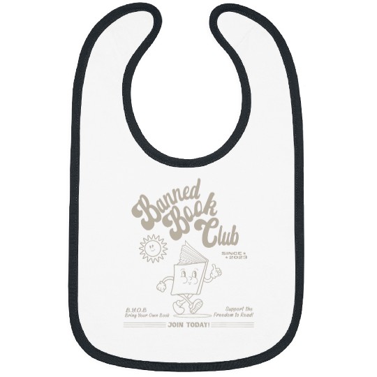 Book Fun Banned Book Club Read Banned Books Lovers Bibs