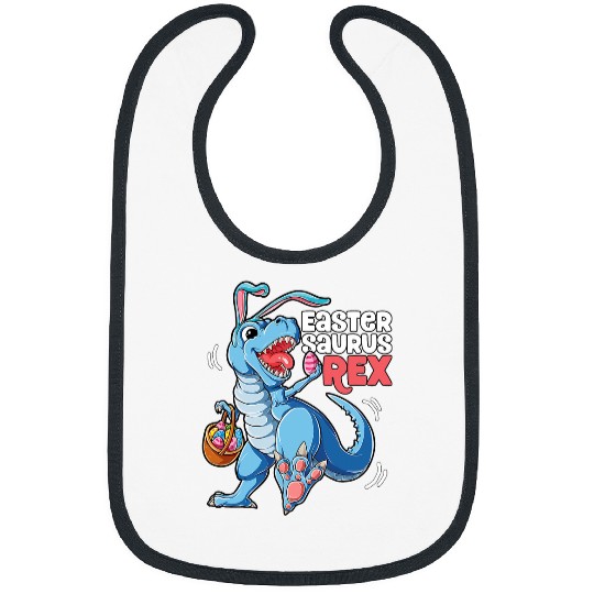 Dinosaur Pet Easter Saurus T rexs Eggs Boys Girls Bunny Ears Bibs