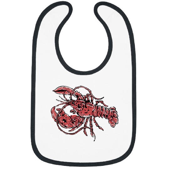 Fishing Fun Crawfishs Seafood Fishing Lobster vintages Crawfish Crabber Bibs