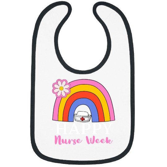 nurses Job Happy nurses Week Nursing School Graduation Rainbow Bibs