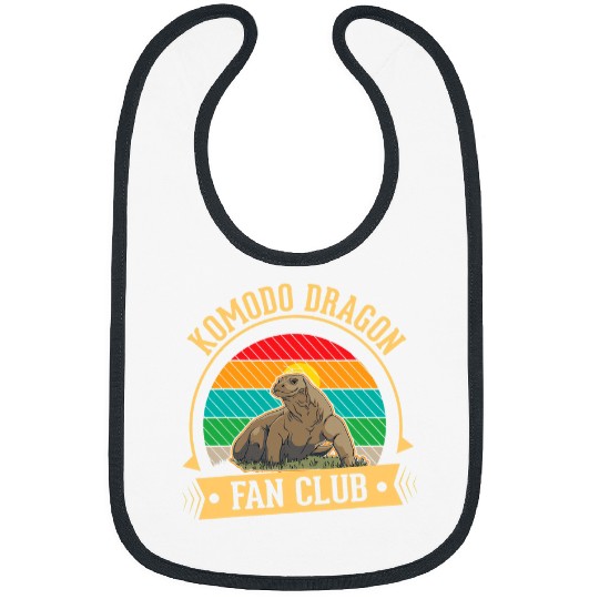 Komodo Pet Dragon Fan Club Monitor Lizard Komodo Dragon 1 Bibs
