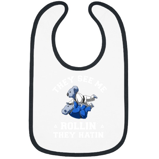 Koala Pet Funny Jiu Jitsu Rollin BJJ Grappling Koala Bibs