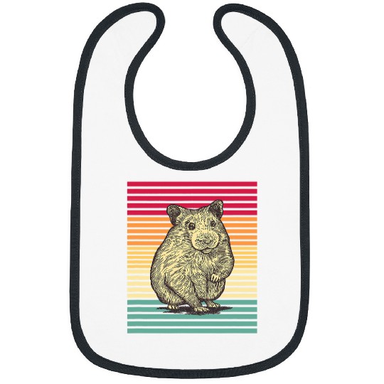 Hamster Pet Retro Hamster Bibs