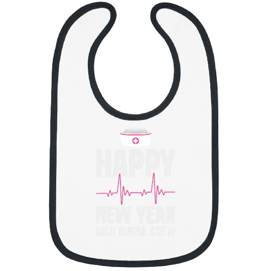 Happy New Year NICU nurses Crew Christmas Midwife Labor Bibs
