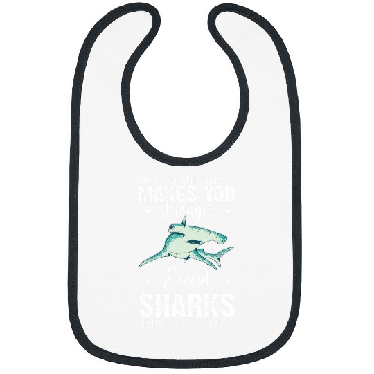 Shark Pet costume What Doesnt Kill You Makes You Stronger 029 Bibs