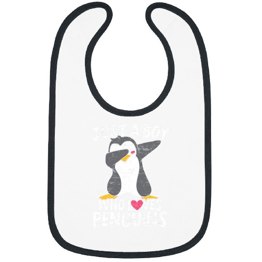 Penguin Pet Just A Boy Who Loves Penguins Penguin Boy Ice Bird Arctic Bibs