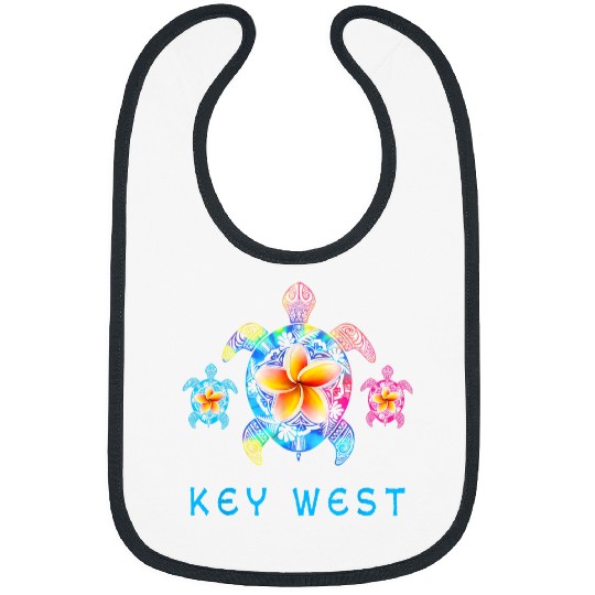 Turtle Pet Key West Florida Tribal Tie Dye Sea Bibs