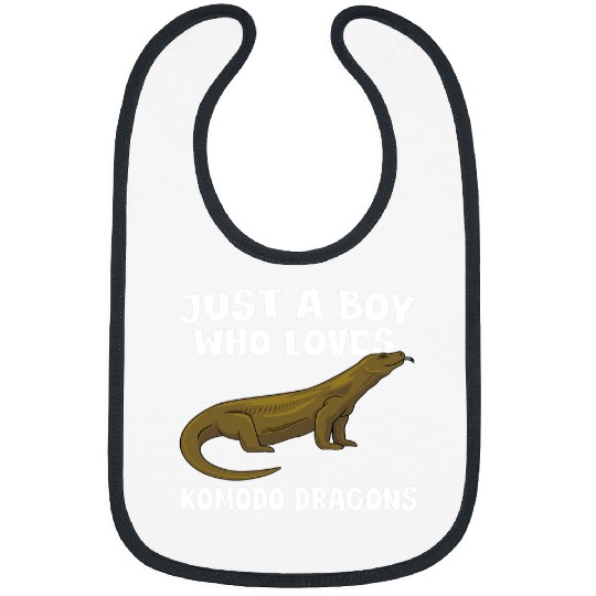 Komodo Pet Great Komodo Dragon For Boys Design Animal Lover Wildlife Bibs