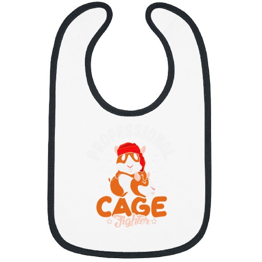 Hamster Pet Professional Cage Fighter Hamster cute design Bibs