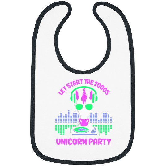Unicorn Pet Let start the 2000s unicorn party 2 Bibs