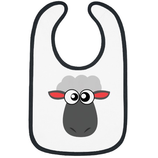 Sheep Pet Face gift for Sheep Lovers and Kids Bibs
