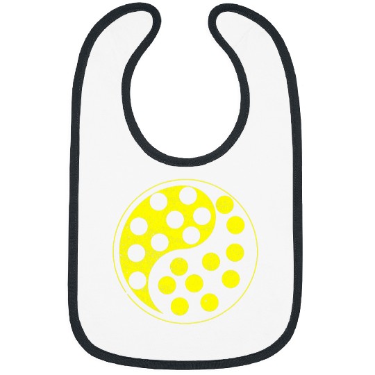 Sport Pickleball Ying And Yang vintages Distressed Pickleball Outdoor Sport Bibs