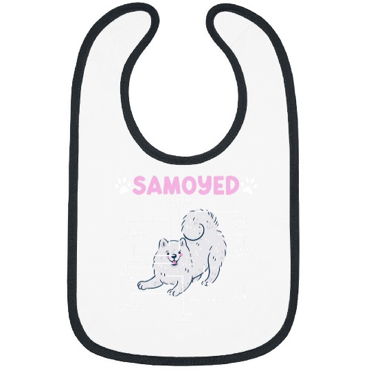 Samoyed Pet Dog Samoyed Lover Samoyed Owner Bibs