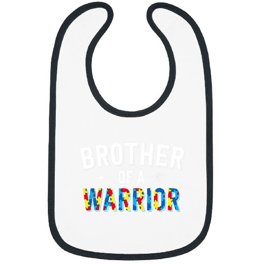 Autism Puzzle Brother Of A Warrior Family Bro World Autism Awareness Day Bibs