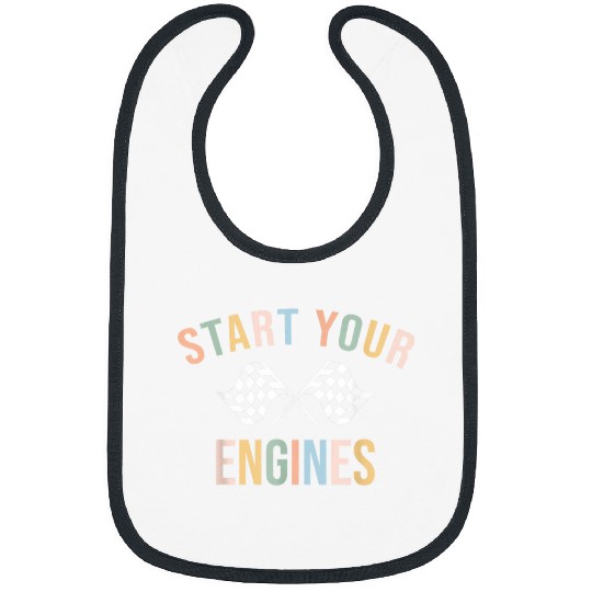 Horse Pet Start Your Engines Race Day Derby Horse Racing For Women Men Bibs