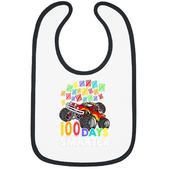 Dinosaur Pet i crushed 100 days of school dinosaur monster truck boys Bibs
