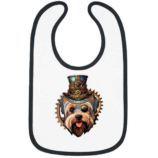 Yorkshire Pet Victorian Steampunk Yorkshire Terrier Bibs