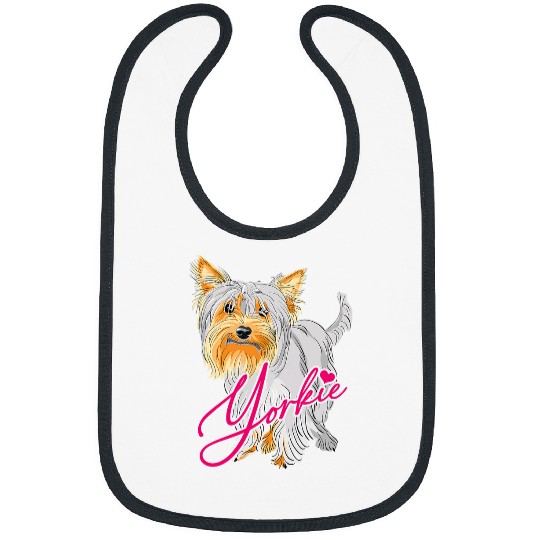 Yorkshire Pet My cute Yorkshire Terrier my lovable Yorkie 2 Bibs