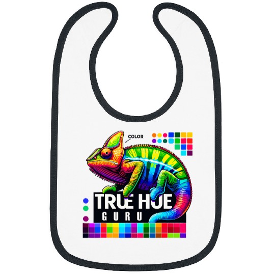 Chameleon True Hue Guru Exotic Reptile Lover 21 Bibs