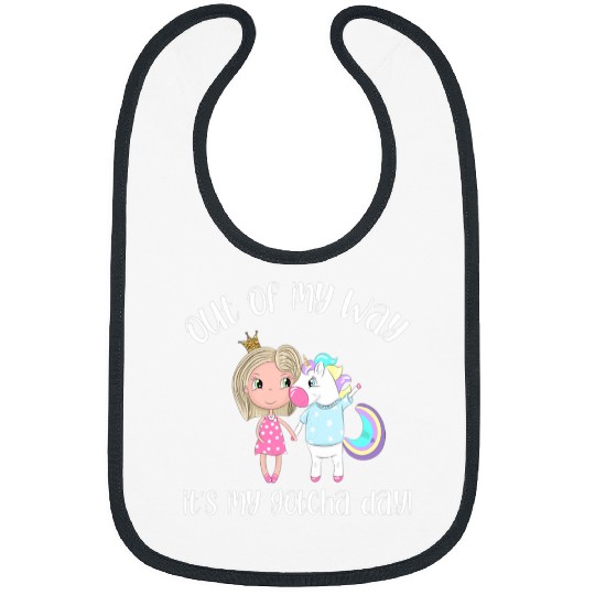 Unicorn Pet Out of My Way Its My Gotcha Day Adoption Bibs