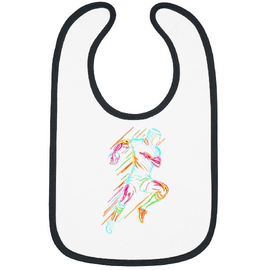 Sport Rugby Neon Art Rugby Player Rugger Bibs