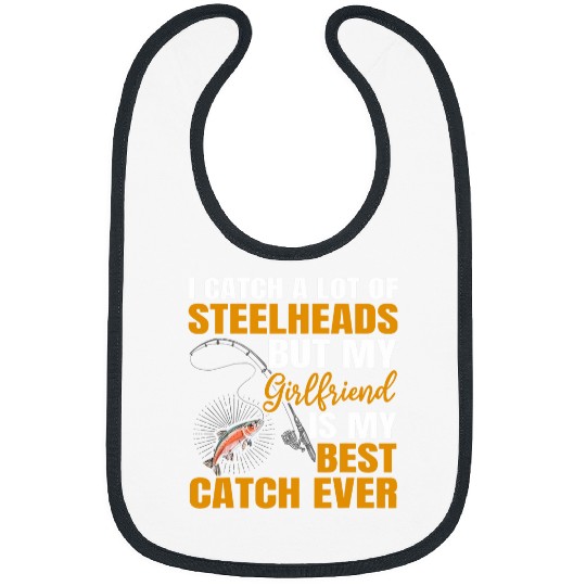 Fishing Fun Steelhead Fishing Fish Catcher Fisherman Trout Fishing Lover 3 Bibs