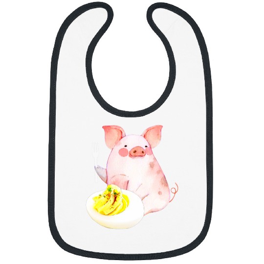 Pig Pet Deviled Eggs Pig Thanksgiving Dinner Eggs Lover Bibs