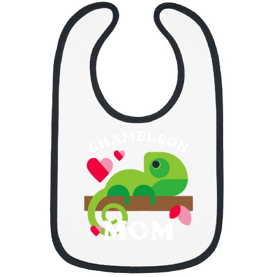 Chameleon Pet Mom Zookeeper Lizard Reptiles Pets Bibs