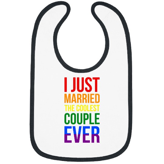 I Just Married The Coolest Couple Ever LGBT Officiant Bibs