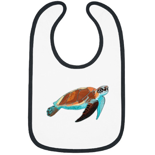 Turtle Pet Cute Sea Turtle Earth Day Restore Earth Save The Planet Bibs