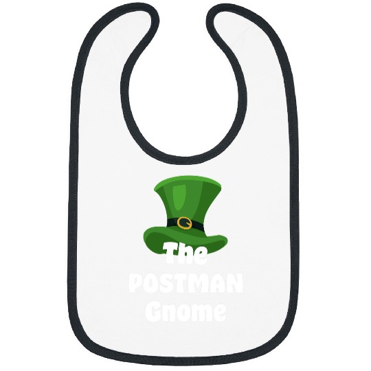 Postal Worker Job Gnome St Patricks Day Bibs