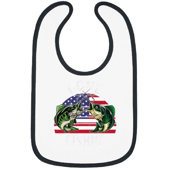 Fishing Fun Bass Fish Gone Fishing Kid Toddler Boy Men Women Funny Bibs