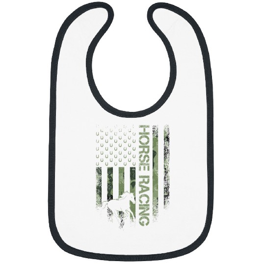 Horse Pet vintages USA Camouflage Horse Racing Horseback Riding Bibs