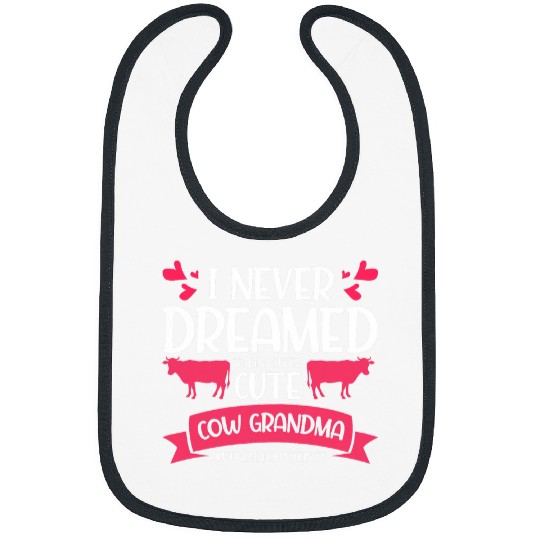 Cow Pet Im a super cute Cow Grandma Farming Bibs