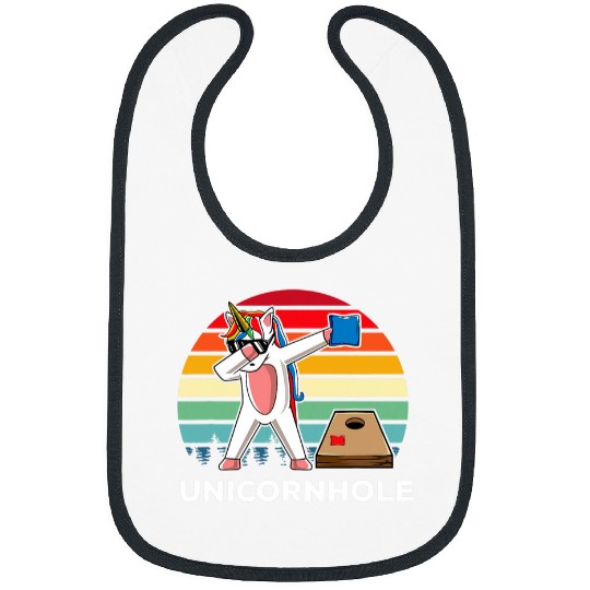 Unicorn Pet Cute  Unicorn Corn Hole Player Cornhole Toss Game Bibs