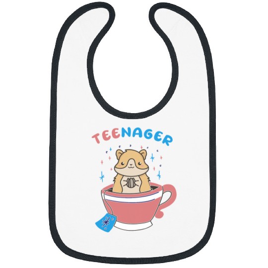 Guinea Pig Pet TeeNager I Tea Hamster Teenager Guinea Pig Mouse Children 8 Bibs