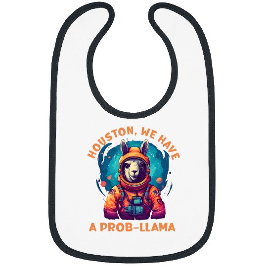 Llama Pet HOUSTON WE HAVE A PROBLLAMA Astronaut Bibs
