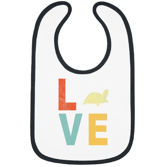 Turtle Pet Love Tortoises Turtle Lover Funny Tortoise Quote Retro Bibs
